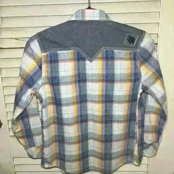 Buckle “Vintage” Button Down Shirt Boys Size Small A0037 - Picture 3 of 9